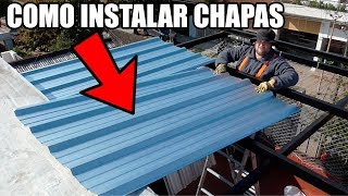 How to install sheet metal roof.