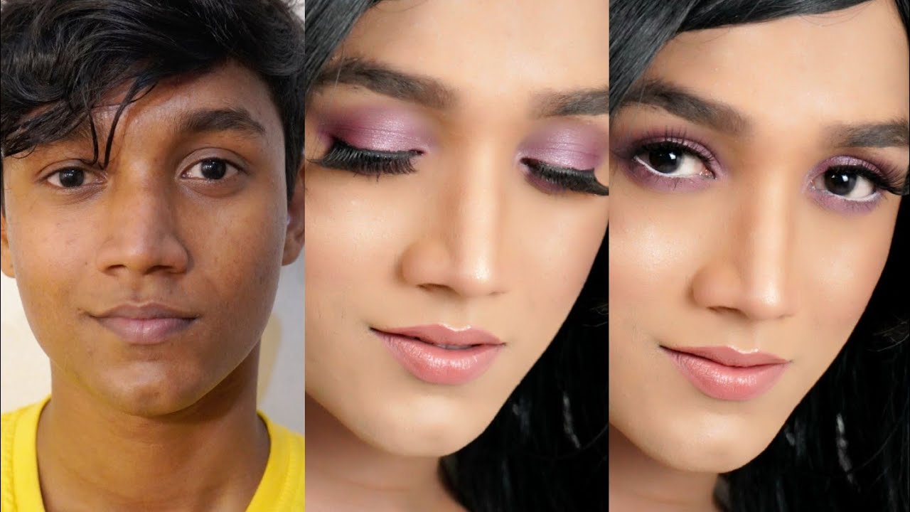 Amazing Male To Female Makeup Tutorial