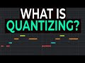 What is quantizing in music production