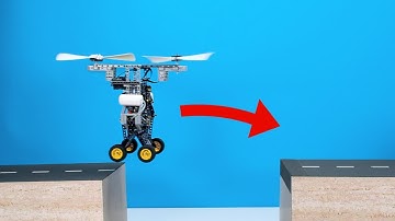 Lego Car Destroyed by Pothole