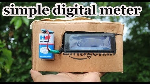 How to make digital multimeter at home