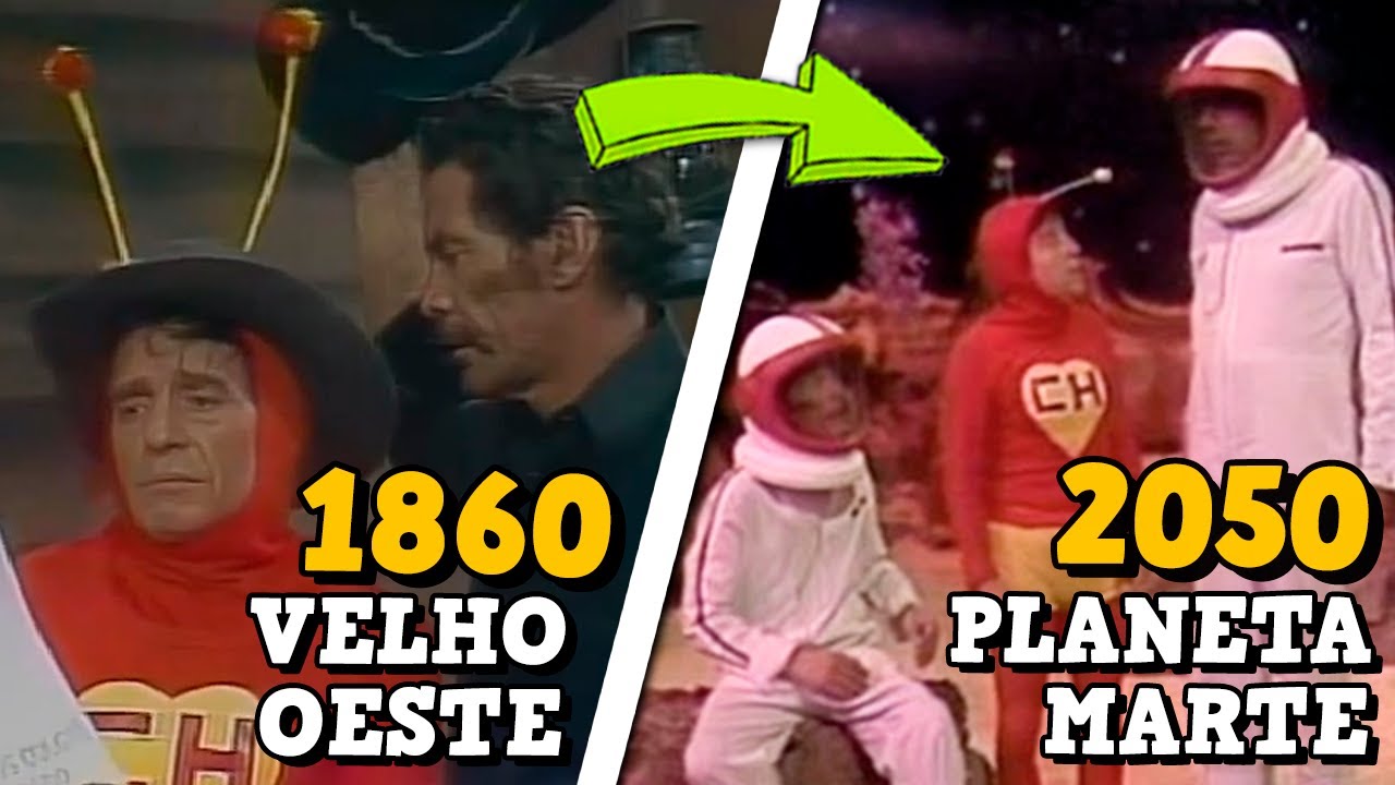 O CHAPOLIN VIAJAVA no TEMPO?! LUGARES e ÉPOCAS por onde o POLEGAR VERMELHO PASSOU!!