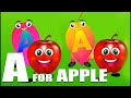 Abcd Song | A For Apple 🍎 B For Ball 🏀 | Abc Song Nursery Rhymes