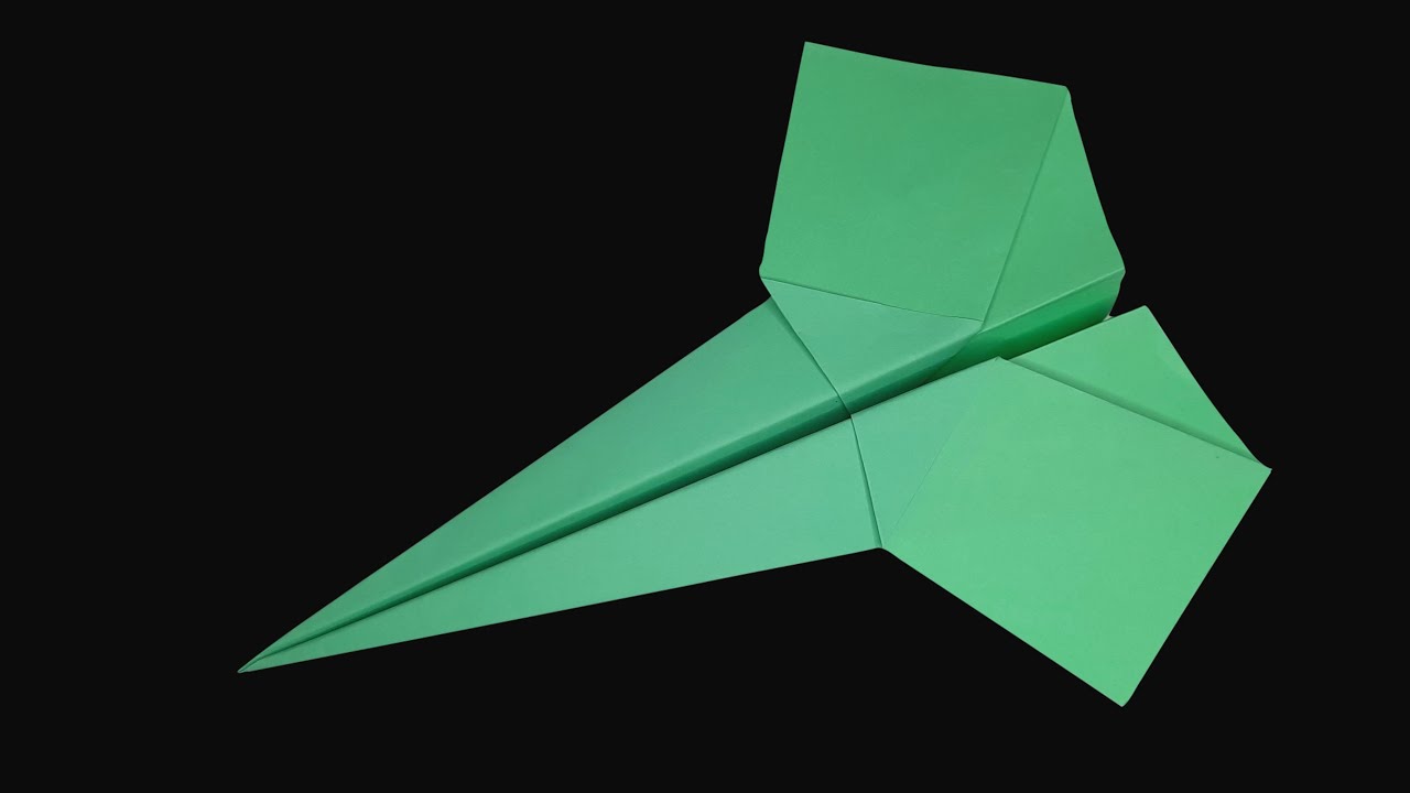 Схема бумажного истребителя 3