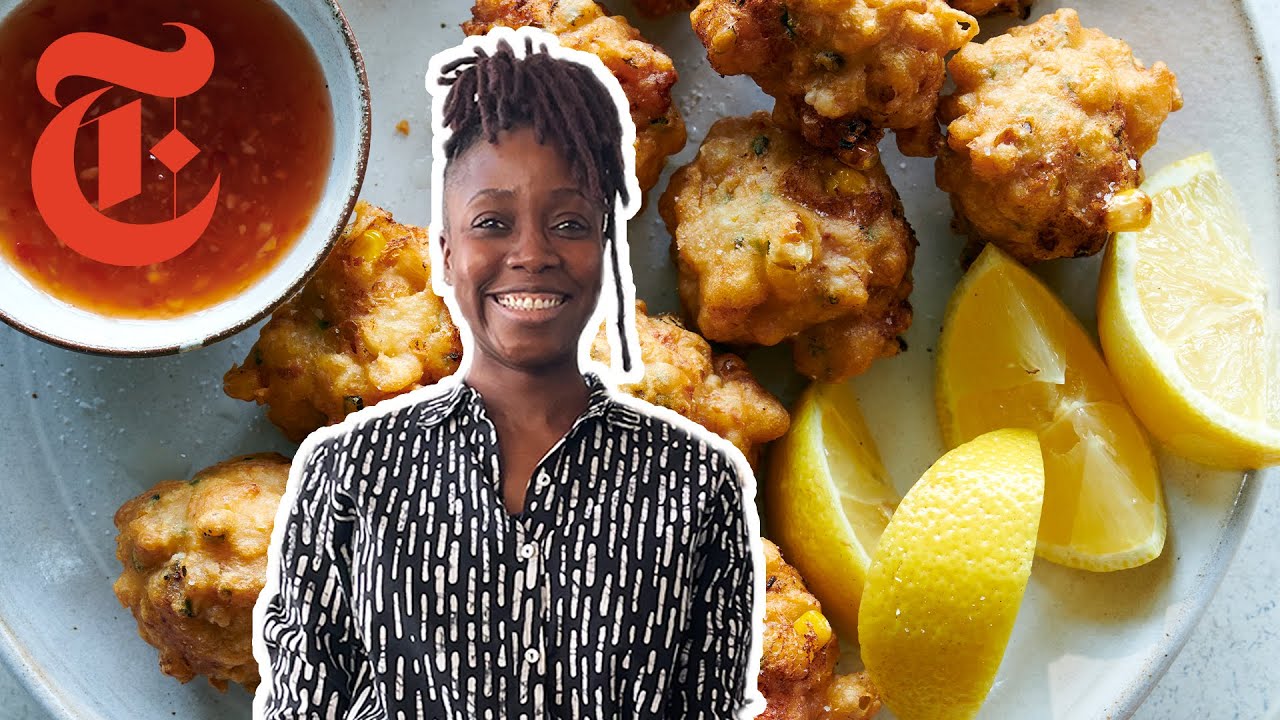 How To Make Shrimp and Corn Fritters with Yewande Komolafe | NYT Cooking
