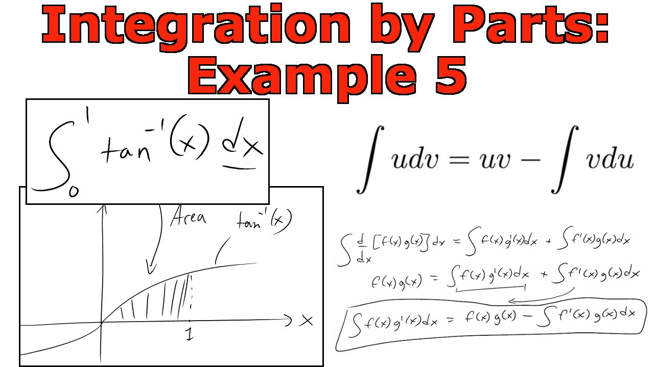 Integration by Parts Example 5 Definite Integrals YouTube