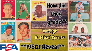 1950's Vintage PSA Reveal - A baseball history lesson?