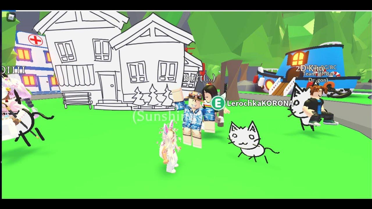 FREE FLYING 2D KITTY IN ADOPT ME! YouTube