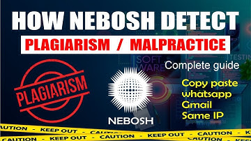 How Nebosh detect plagiarism and malpractice? #nebosh #plagiarism #malpractice