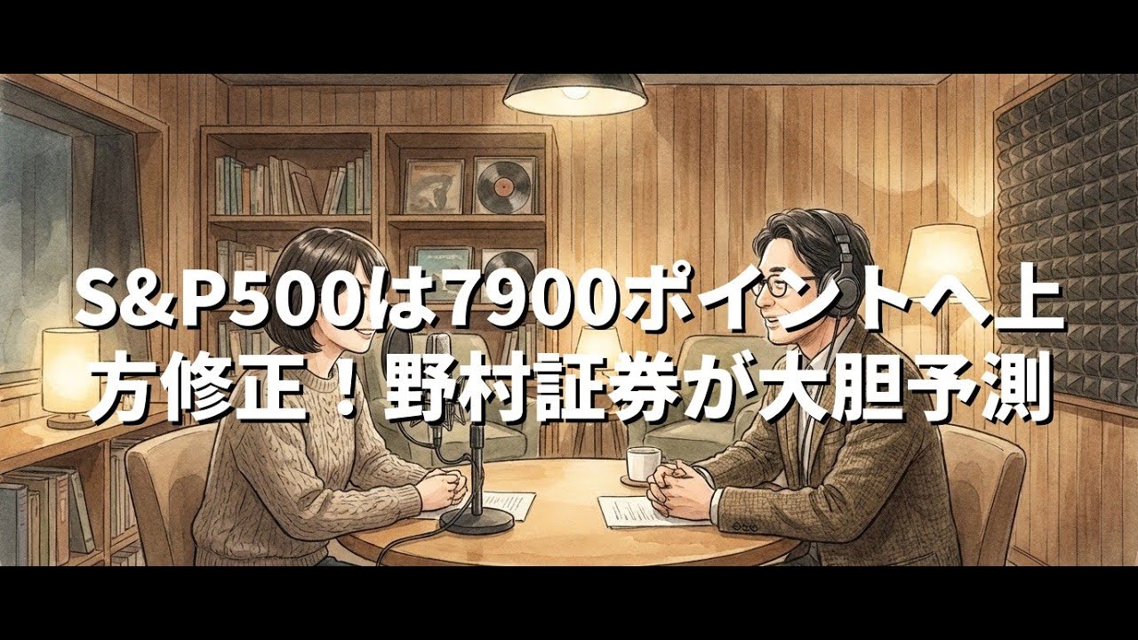 S&P500は7900ポイントへ上方修正！野村証券が大胆予測 - YouTube