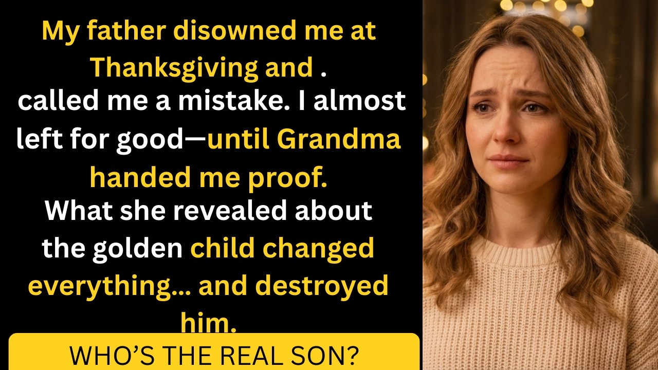 My Dad Disowned Me at Thanksgiving… Then I Opened Grandma’s Secret Box