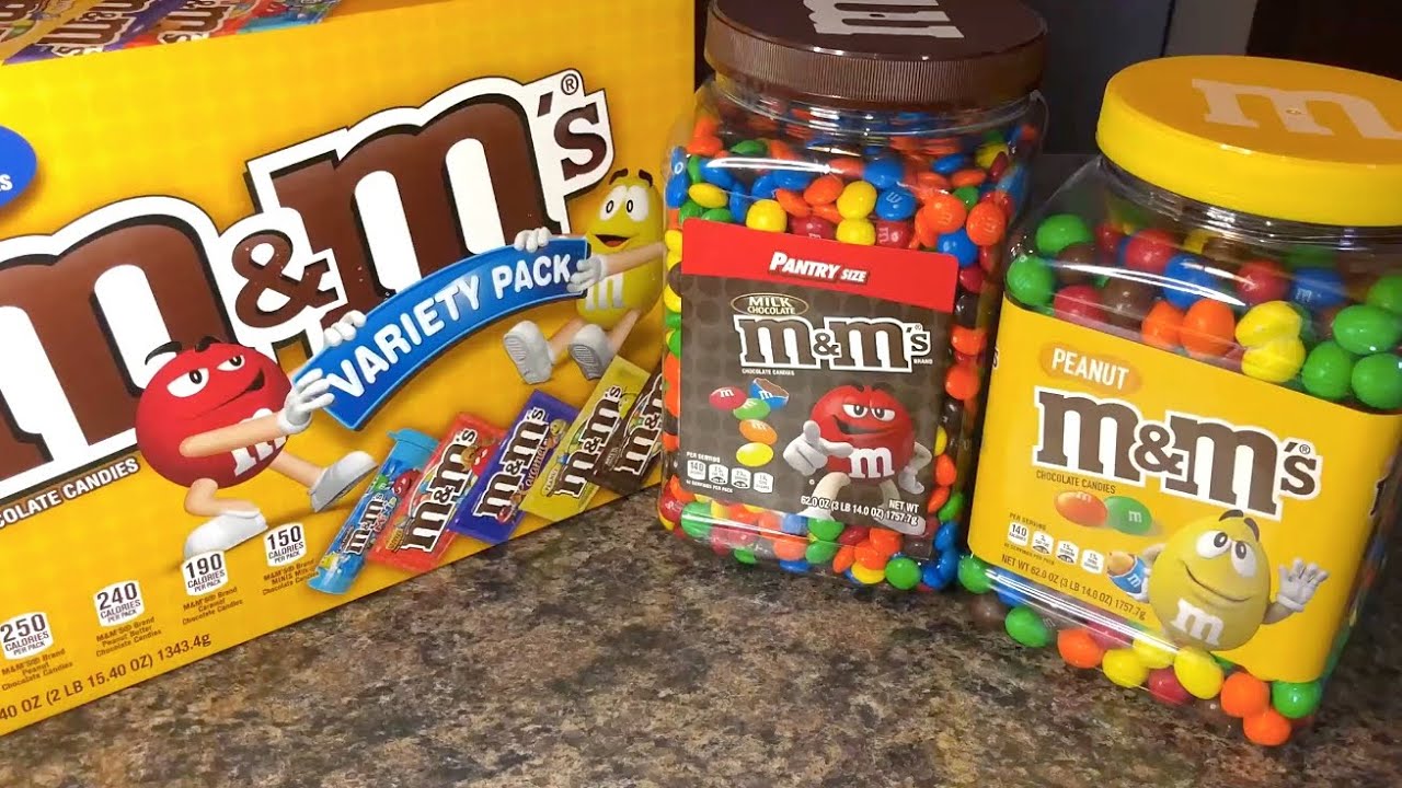 M&M's Chocolate Candy Unboxing Big Collection 