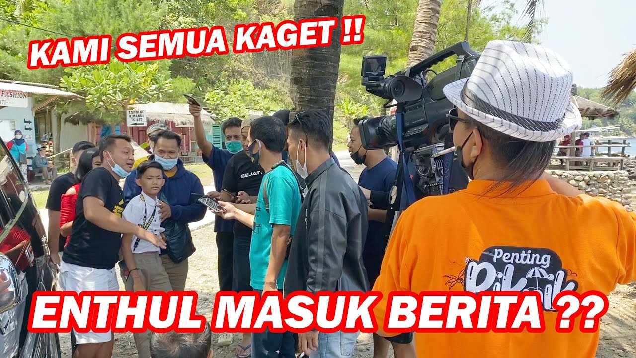 ENTHUL MASUK TV !! Gak nyangka ada wartawan sebanyak ini