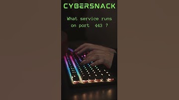 What Runs on Port 443? 🔐 #Shorts #CyberSnack