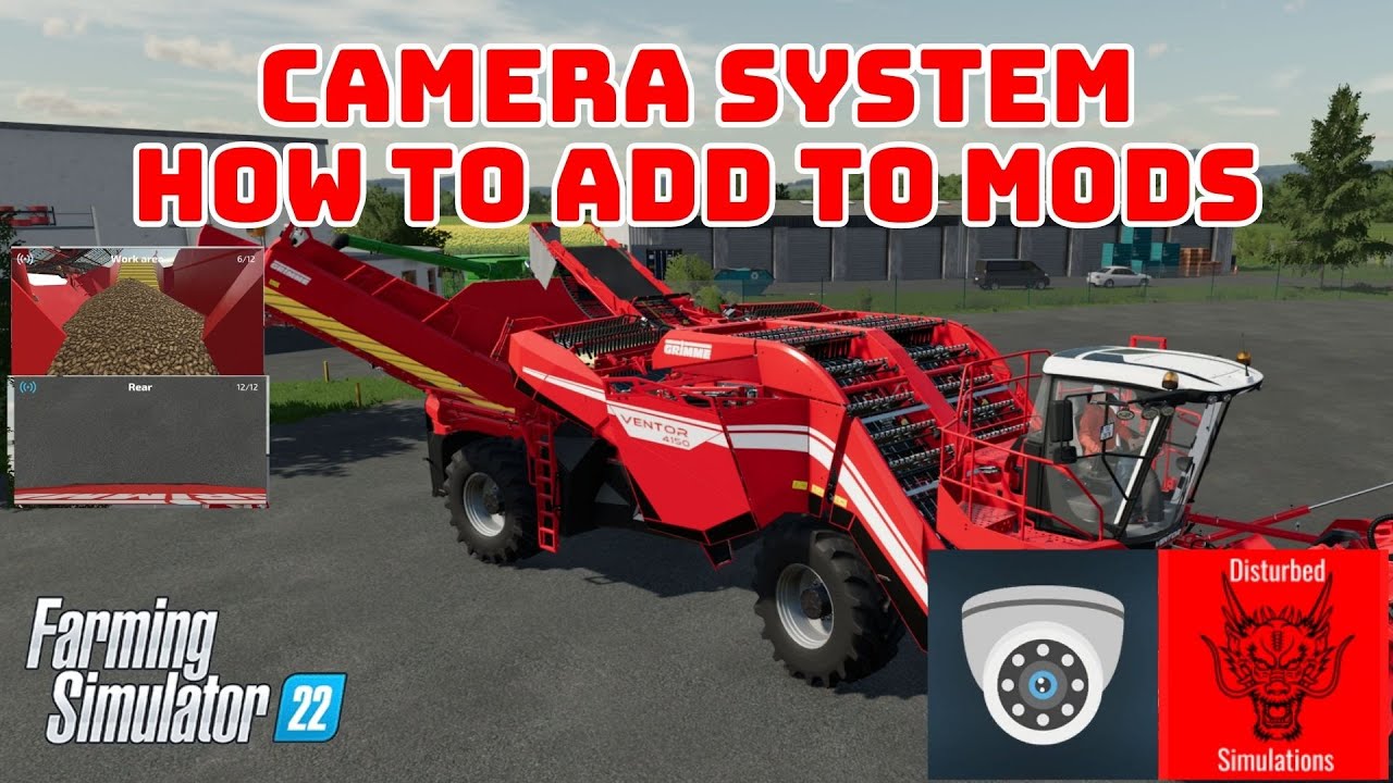 Camera System - FS22 Mod, Mod for Farming Simulator 22