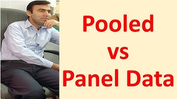 Pooled Data vs Panel Data | Examples of pooled data | examples of panel data in urdu hindi