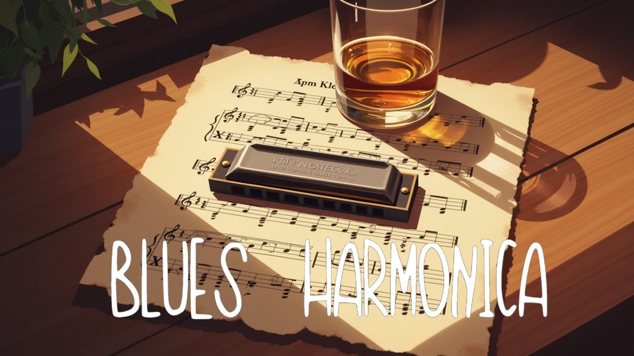 Relaxing Deep Blue Harmonic Blues Music for Chilling Harmonica Vibes ...