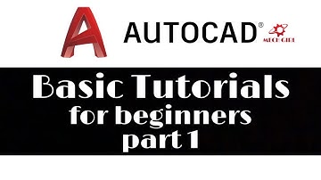 Basic AutoCAD Tutorial For Beginners - Part 01