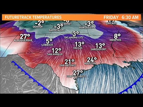 Arctic blast timeline: It's about to get really cold, in Houston area ...