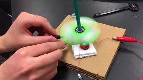 Fidget spinner brushless motor