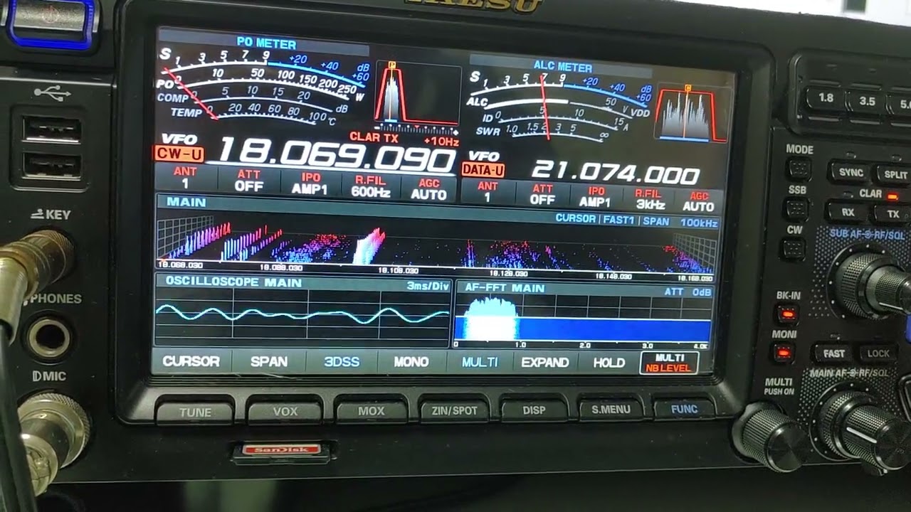 HI3AA, Dominica Rep. Caribbean sea, 18MHz, CW, Worked by HL2WA