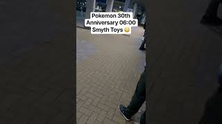 Pokémon 30th Anniversary at Smyths Toys UK 😳 These People SLEPT Here?! #pokemon #pokemoncards