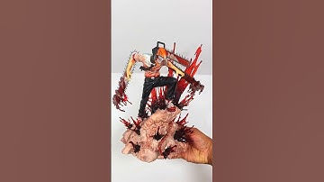 INSANELY Detailed Chainsaw Man Scale Figure!! 🪚🐶
