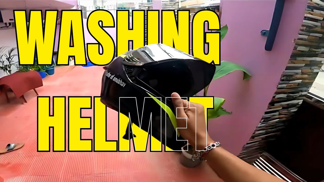 Helmet Padding Removal & Washing || How to Remove & Wash helmet padding || How to clean Helmet