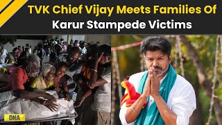 Karur Stampede News: Tvk Chief Vijay Meets Karur Stampede Victims Families At Mamallapuram Resort