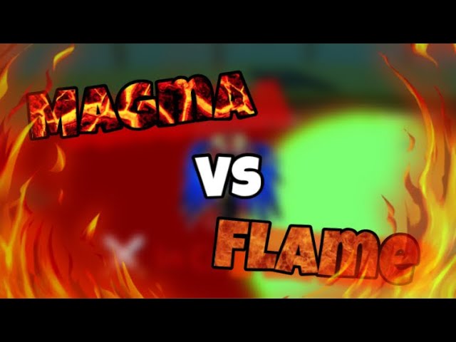 Blox Piece: FLAME VS MAGMA - Qual é a melhor fruta ? ‹ BREN0RJ › 