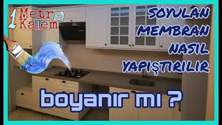 Membran nedir? Soyulan membran kapak nasıl tekrar yapıştırılır? Membran boyanır mı? Resimi