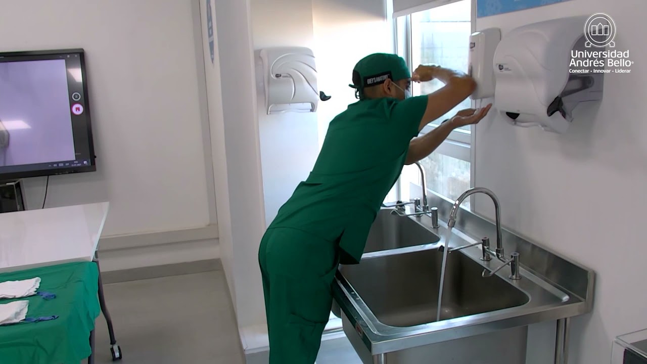 Técnica de lavado de manos quirúrgico