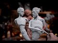 Sculpting antea and red bust  banishers ghost of new eden  day 10 banishers