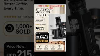 This Coffee Grinder Will Transform Your Espresso! ☕🔥 #Shorts