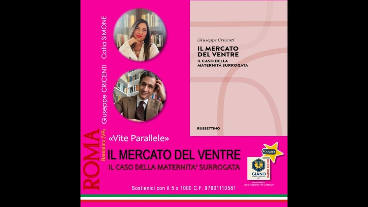 IL MERCATO DEL VENTRE. IL CASO DELLA MATERNITA’ SURROGATA. Catia SIMONE dialoga con Giuseppe CRIC…