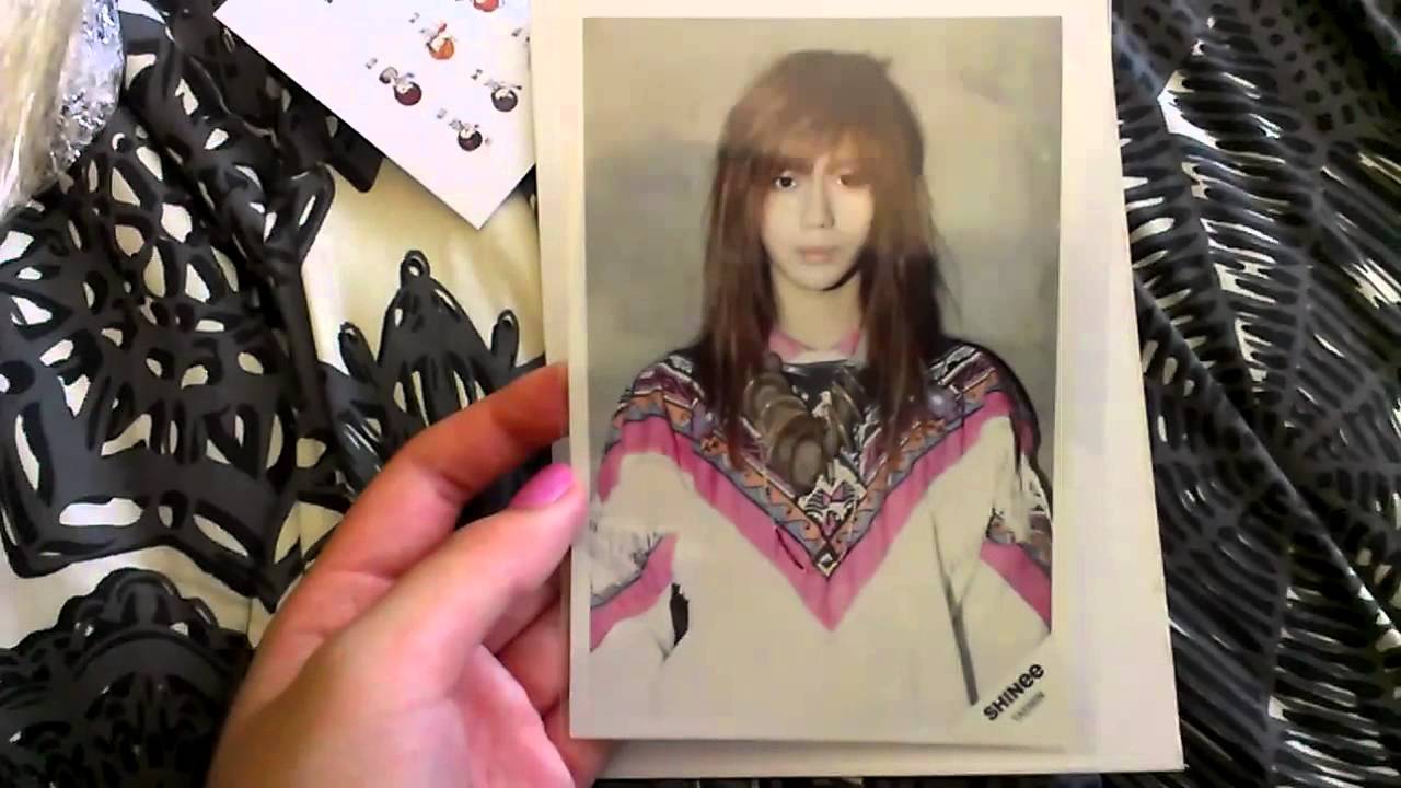 Kpop Unboxing 52 From Ebay Taemin Sherlock Photo Youtube