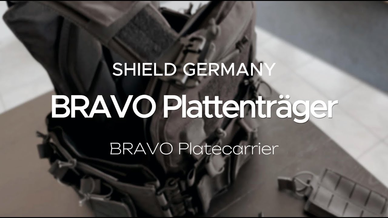 SHIELD Germany Plattenträger BRAVO Coyote - bis SK4 / NIJ IV