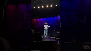 Cody Johnson talks about politics on-stage #shorts