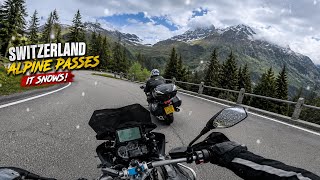 We Rode The Mountain Passes In The Snow! It Wasn't What We Were Expecting!