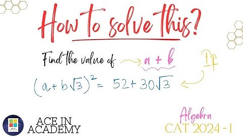 Can you find the value of this | CAT 2024 Slot - 1 | Algebra | Quantitative Aptitude