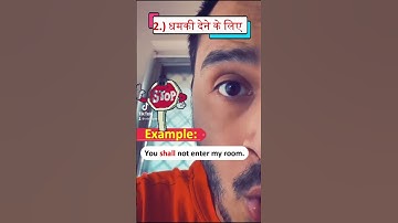 USE OF "SHALL / SHOULD" IN SENTENCES || PTE BY NIKHIL || #nikhilpte #grammarseries #ptebynikhil