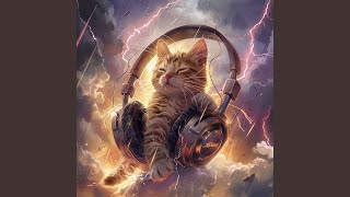 Feline Harmony in Thunder's Embrace
