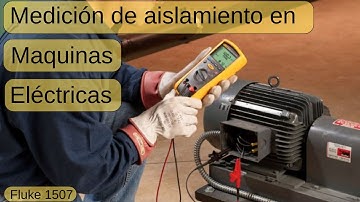 Cómo medir la RESISTENCIA de AISLAMIENTO de un motor eléctrico fácil y rápido!
