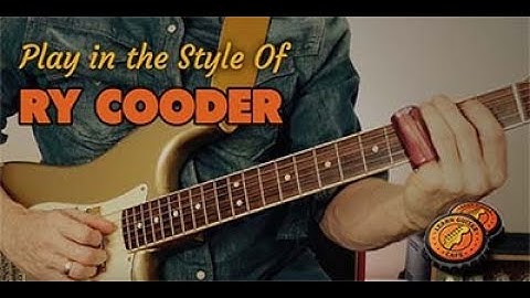 Slide Guitar Open D Tuning - Ry Cooder Inspired Cover Of Mexican Divorce