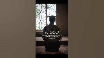 فَأَيْنَمَا تُوَلُّوا فَثَمَّ وَجْهُ اللَّهِ-تلاوة مريحة للقارئ ياسر الدوسري #story #قران #اجر