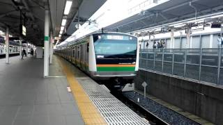 宇都宮線E233系E-02編成普通小金井行き浦和発車