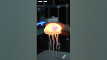 Jelly Fish LampJellyfish LED Lamp – Smart Voice Control Night Light✨ #shorts