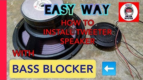 How to install Tweeter Speaker in Easy way✓ | with Bass blocker Capacitor | No Need Soldering