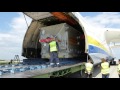 Brush has flown a replacement turbogenerator across the globe to a mine in Australia, in record time with help from the Antonov An-225 – the world’s biggest cargo plane.

The DAX 8-335 generator, which weighs 117 tonnes and has an output of 57.8MW, was needed to replace an identical generator which was damaged because of a water leak at the Worsley Alumina mine in November 2015. It is one of two generators at the site which provides the power needed to drive drills, pumps and other equipment essential to the operation of the mine.

Delivery time in the contract was 20 weeks. To minimise downtime, BRUSH fast-tracked production of the replacement generator, reducing delivery time to just 17 weeks end-to-end.

The Antonov made three refuelling stops during its 8,350 mile flight from Prague, Czech Republic – around 90km from the Brush factory in Plzeň – to Perth Australia completing the journey in just 43 hours, saving thousands of hours compared with the six or seven weeks shipping by sea would have taken.

http://www.brush.eu/en/22/BRUSH-Group/Media/-/-Emergency-Replacement-Generator-Travels-Onboard-Worlds-Largest-Cargo-Plane-95