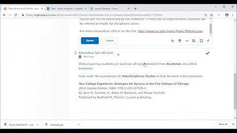 How to create a descriptive link in Brightspace